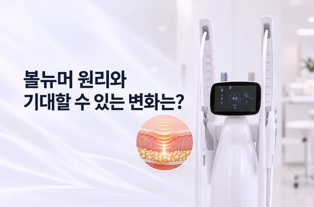 볼뉴머 리프팅 원리와 장비 고주파 열 침투 도식을 담은 썸네일