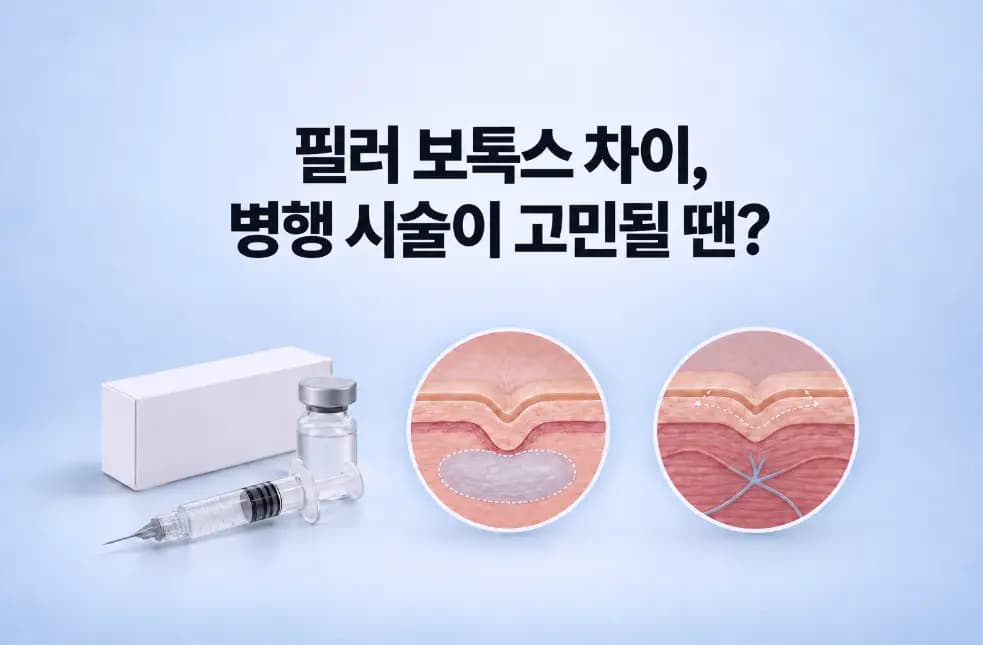 필러 보톡스 차이 및 병행 시술 기준과 순서 안내 가이드 썸네일